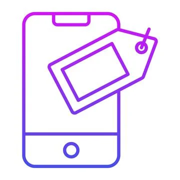 A well designed hand drawn icon showing a ui measurement tool. Stockillustratie