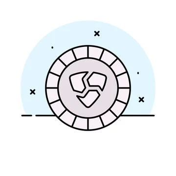 A well designed hand drawn icon showing a ui measurement tool. Stock Illustration