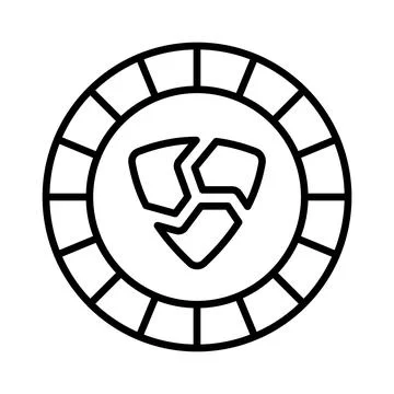 A well designed hand drawn icon showing a ui measurement tool. Stock Illustration