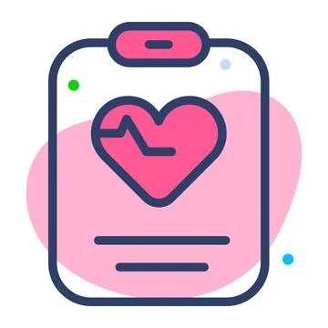 Well designed icon of digital wallet in trendy style Stock Illustration