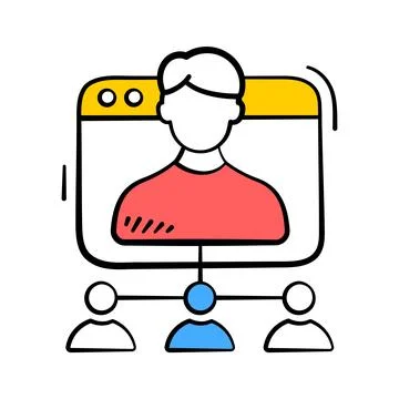Well designed isometric illustration of computer data processing and analytics. Stock Illustration