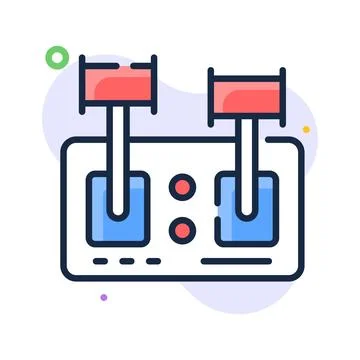 Well designed isometric illustration of computer programming and software Stock Illustration