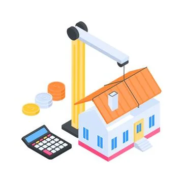 Well designed isometric illustration showcasing smartphone privacy protection Stock Illustration