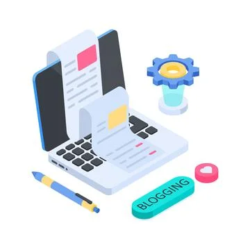 Well designed isometric illustration showcasing complex server database mapping Stock Illustration