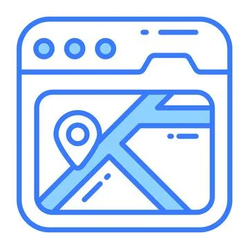 Well designed isometric illustration showing website software development and Stock Illustration