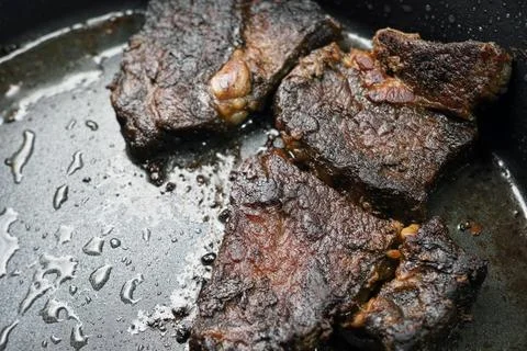 Well done steak Photos