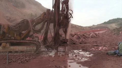 Well driller Stock Footage 7749829