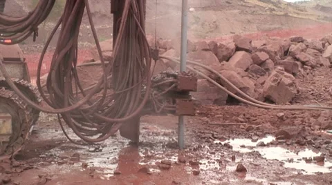 Well driller Stock Footage 7749848