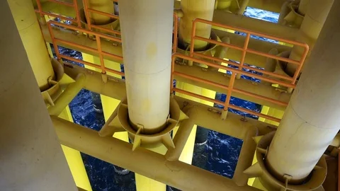 Well head platform. Stock Footage 94563432