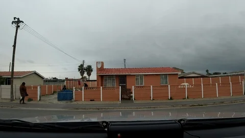 A Well Kept Home behind a Wall co Stock Footage 116745271