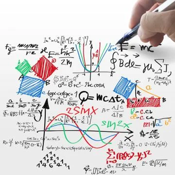 Well-known physical formula Stock Illustration