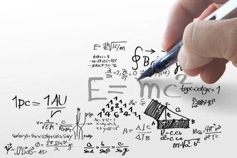 Well-known physical formula Stock Illustration