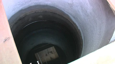 Well water bucket Stock Footage 7728042
