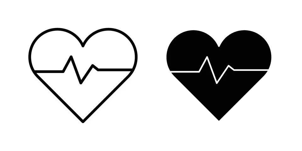 Wellbeing icon set. Vector EPS 10 Stock Illustration