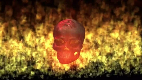 Wellcome Hell – Dark Animated Descent into a Surreal Underworld Stock Footage 307439786