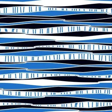 Wellen seamless graphical pattern with waves and stipes Copyright: xZoonar... Stock Photos