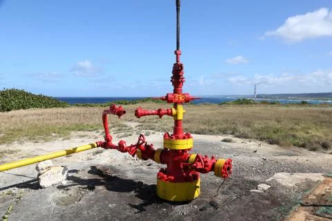 Wellhead in Cuba Foto stock