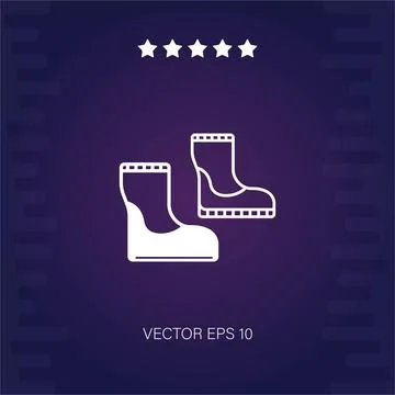 Wellington vector icon Stock Illustration