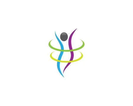 Wellnes symbol vector icon Stock Illustration