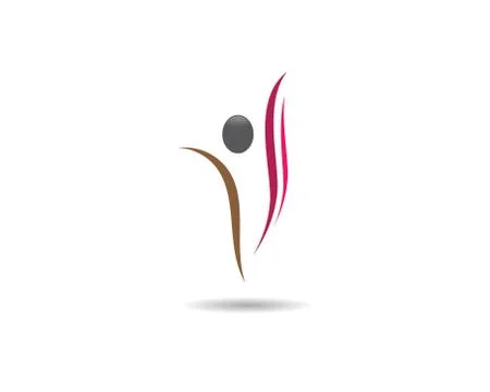 Wellnes symbol vector icon Stock Illustration
