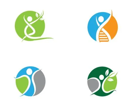 Wellnes symbol vector icon Stock Illustration