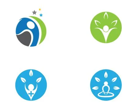 Wellnes symbol vector icon Stock Illustration