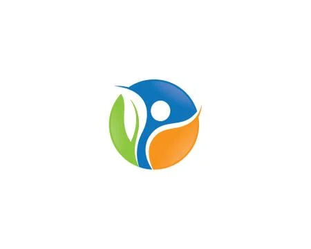 Wellnes symbol vector icon Stock Illustration