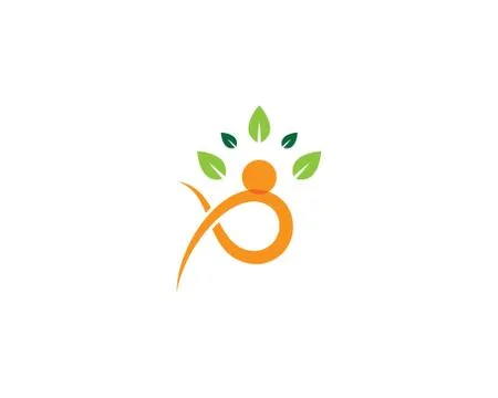 Wellnes symbol vector icon Stock Illustration