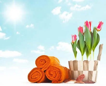 Wellness background Stock Illustration