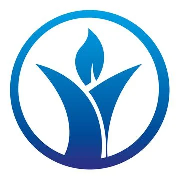 Wellness Flame Logo Design for Spa Health and Natural Therapy icon template Stock Illustration