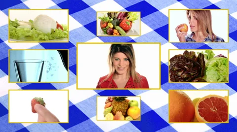 Wellness foods composition 스톡 동영상 32538212