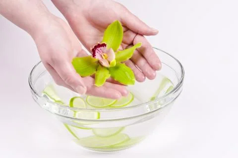 Wellness for hands Stock Photos
