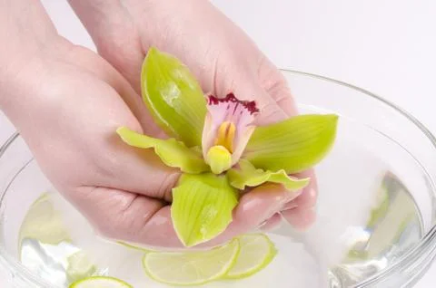 Wellness for hands Foto stock