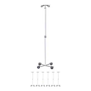 Wellness hydration iv drip stand vector cartoon graphic Stock Illustration