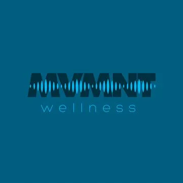 Wellness logo Illustrazione stock