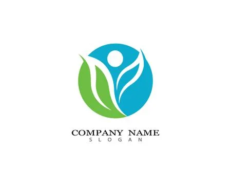 Wellness logo template vector icon illustration Stock Illustration