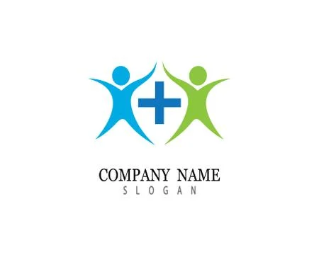 Wellness logo template vector icon Stock Illustration