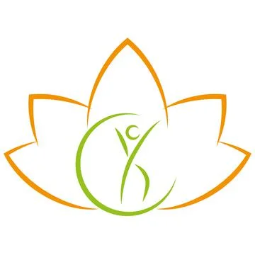 Wellness, Naturopath, Massage, Logo Stock Illustration
