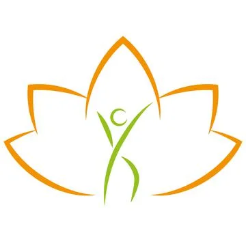 Wellness, Naturopath, Massage, Logo Stock Illustration