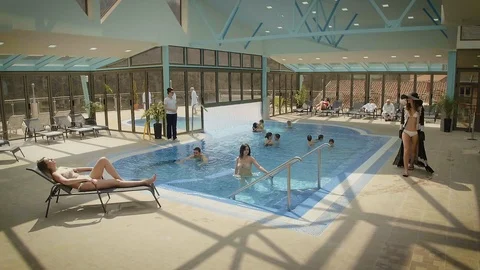 Wellness pool, Spa, Stock Footage 109209398