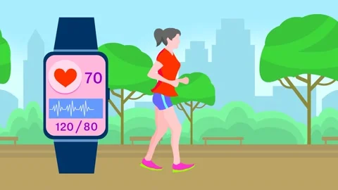 Wellness run. Stock Footage 136289585