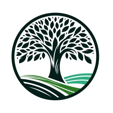 Wellness Tree Logo Stock Illustration