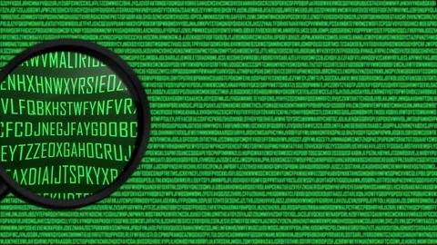 Wellness word being found with a magnifying glass Stock Footage 126310318