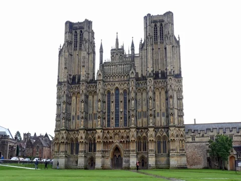 Wells cathedral. Video stock 79726495