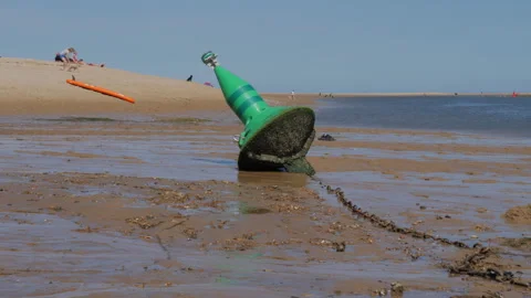 Wells next the Sea beach Stock Footage 285942430