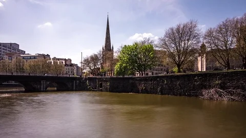 Welsh Back and Castle Park Bristol Stock-Footage 81545589