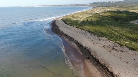 Welsh Beach Stock Footage 154682429