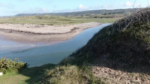 Welsh Beach Stock Footage