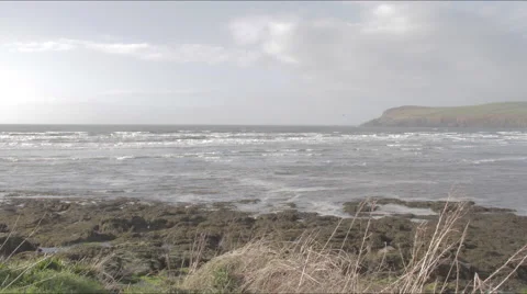 Welsh Coast (5K TIMELAPSE) Stock Footage 48940216
