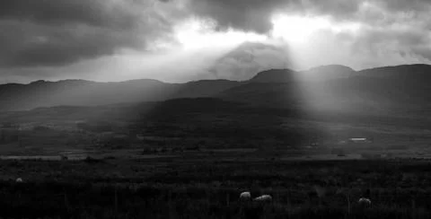 Welsh countryside Stock Photos